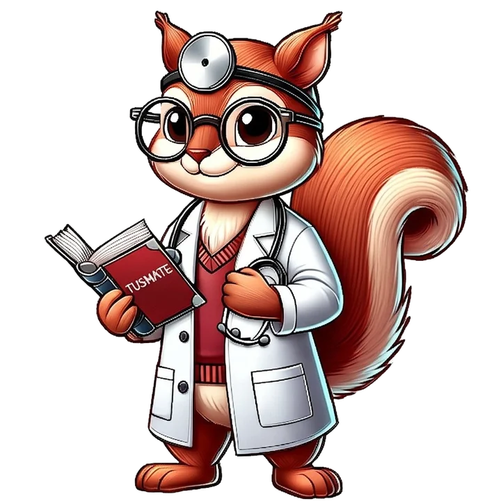 Dr. Fındık, TUSMATE'in sincap doktor maskotu